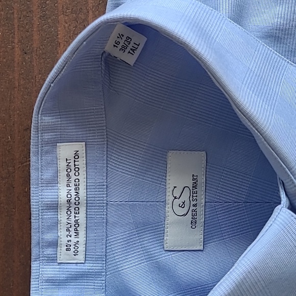 EUC Mens Dress Shirt 16.5 - Picture 3 of 3